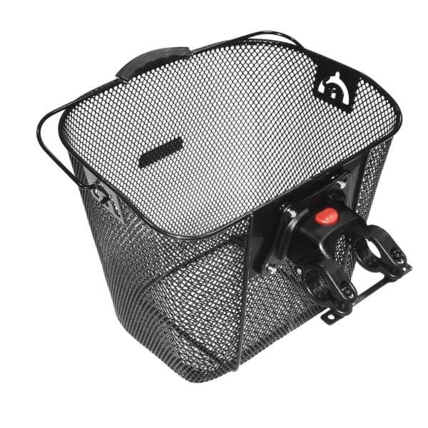 Kosz na kierownicę koszyk metalowy KLIK HT-512 CZARNY