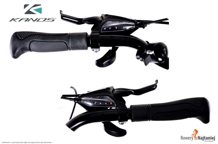 manetki - Rower 28" trekkingowy KANDS TRAVEL-X rama 21" grafitowy - seledynowy R22