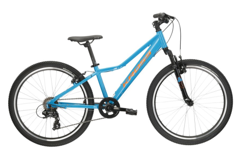 Rower MTB  24" KROSS Hexagon JR 1.0 rama S 12" niebieski pomarańczowy R24