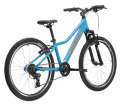 Rower MTB  24" KROSS Hexagon JR 1.0 rama S 12" niebieski pomarańczowy R24