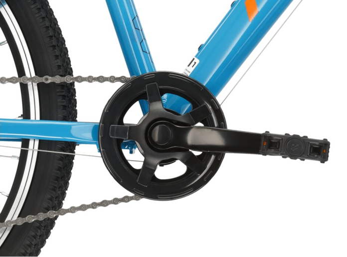 Rower MTB  24" KROSS Hexagon JR 1.0 rama S 12" niebieski pomarańczowy R24