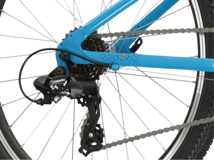 Rower MTB  24" KROSS Hexagon JR 1.0 rama S 12" niebieski pomarańczowy R24
