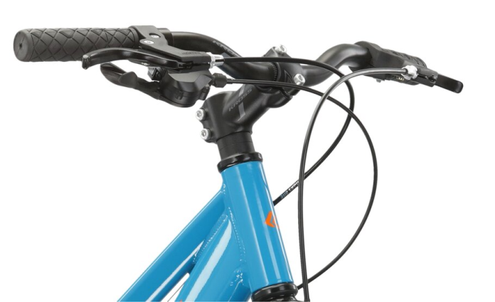 Rower MTB  24" KROSS Hexagon JR 1.0 rama S 12" niebieski pomarańczowy R24
