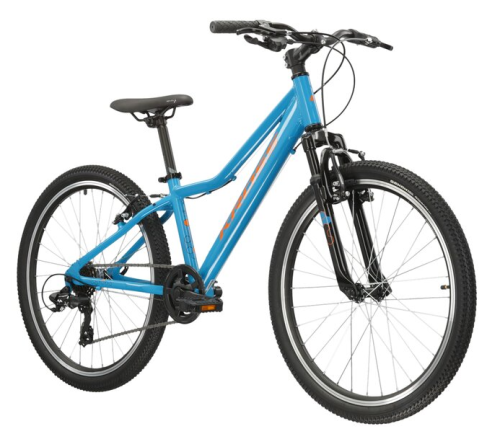 Rower MTB  24" KROSS Hexagon JR 1.0 rama S 12" niebieski pomarańczowy R24