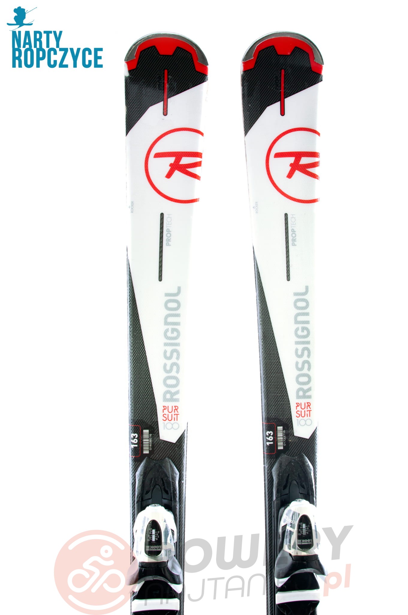 NR244 Narty 163 ROSSIGNOL PURSUIT P100 PRO TECH X40 ! BDB stan