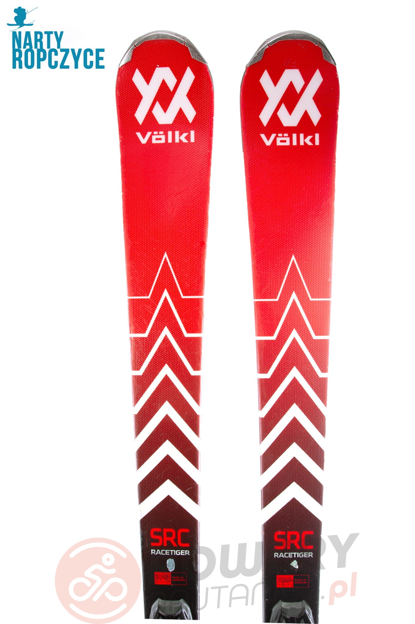 0 NR244 Narty 168 VOLKL RACETIGER SRC 15 X75V DB stan SERWIS