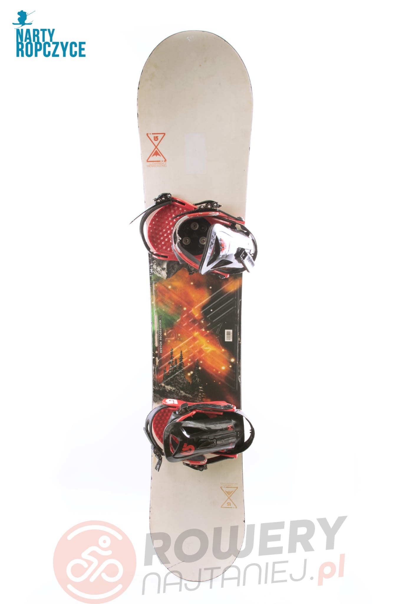 0 NR248 Deska 152 BURTON PROGRESSION D30B Stan DST Serwis - Sklep