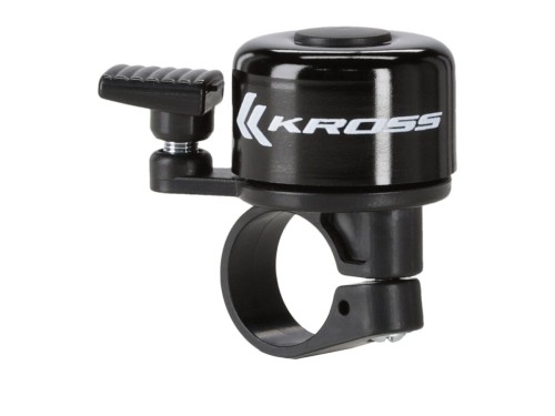 Dzwonek rowerowy aluminiowy Kross MINI BUZZER II czarny