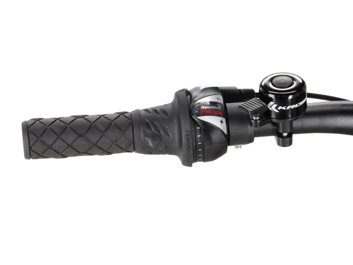 DZWONEK ROWEROWY ALUMINIOWY KROSS MINI BUZZER II CZARNY