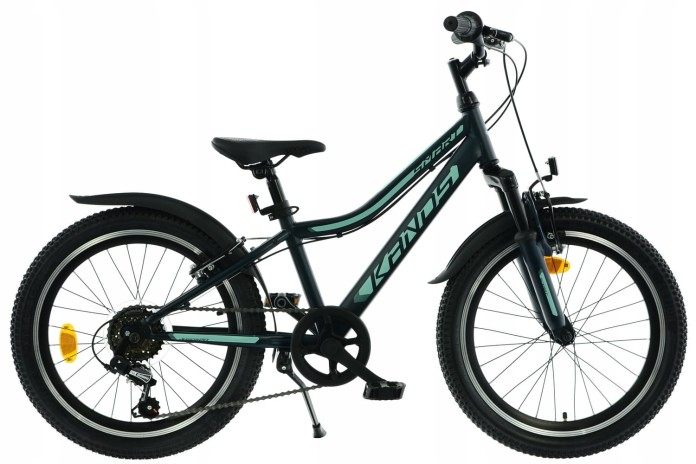 Rower dziecięcy 20" KANDS SMART ciemnozielony R24