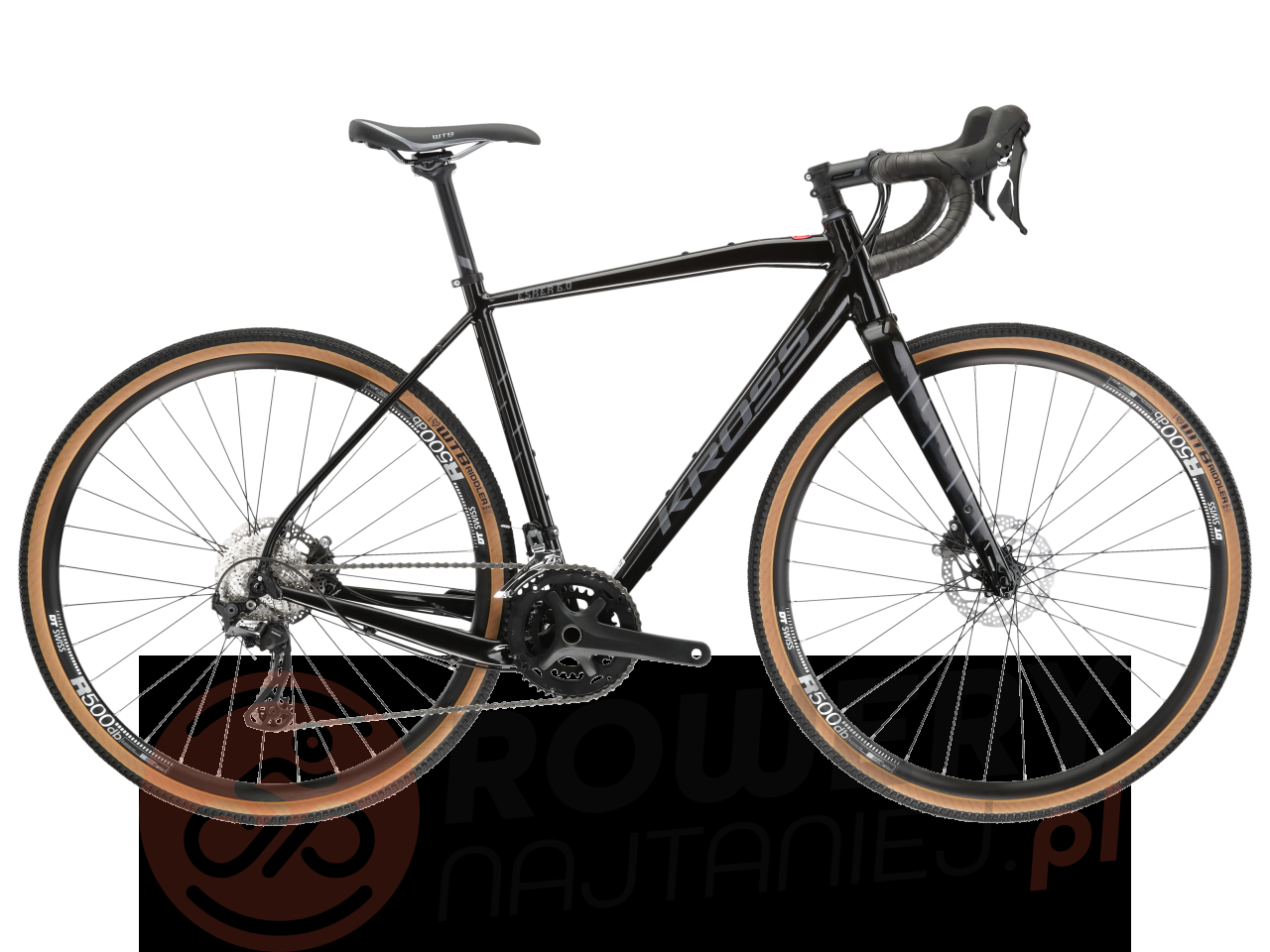 Vélo Gravel Kross Esker 6.0 – Taille M (19) – Aluminium Noir/gris – Neuf