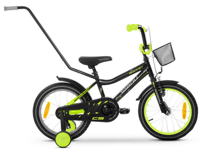 Rower dziecięcy 12" TABOU ROCKET CS ALU czarny - limonkowy R26.png