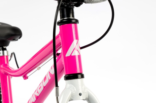 Rower dziecięcy 18" KARBON SUPERLIGHT różowy R25 SUPER LEKKI