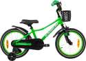 1_Rower dziecięcy 16" KARBON JAZZ zielony - neonowy R25.png