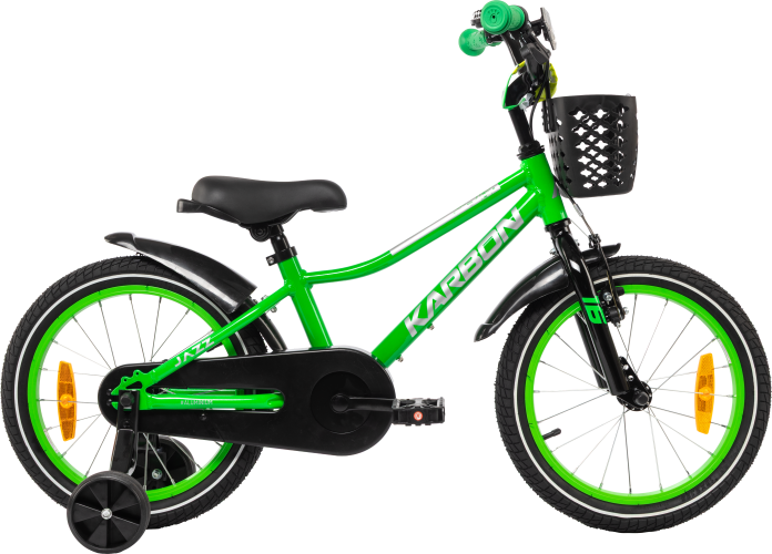 1_Rower dziecięcy 16" KARBON JAZZ zielony - neonowy R25.png