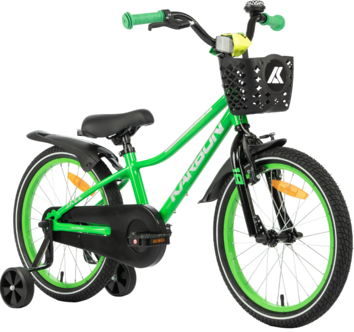1_Rower dziecięcy 18" KARBON JAZZ zielony - neonowy R25.png
