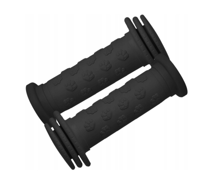 1_Gripy chwyty kierownicy dziecięce KROSS HAPPY różowe Black.png