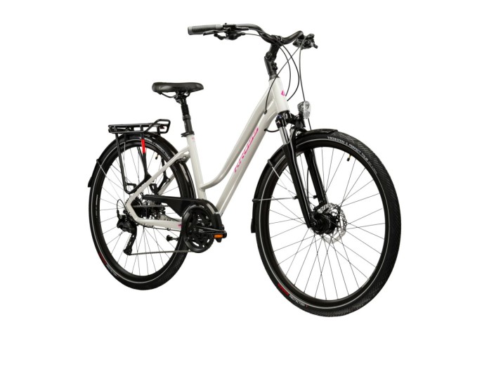 Rower Trekkingowy 28" KROSS TRANS 5.0 rama M 17" szary R25