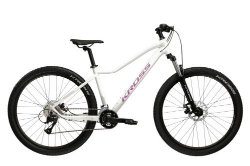 Rower MTB 27.5" KROSS LEA 3.0 rama S 15" biały - różowy R26