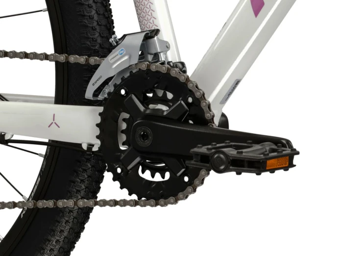Rower MTB 27.5" KROSS LEA 3.0 rama S 15" biały - różowy R26