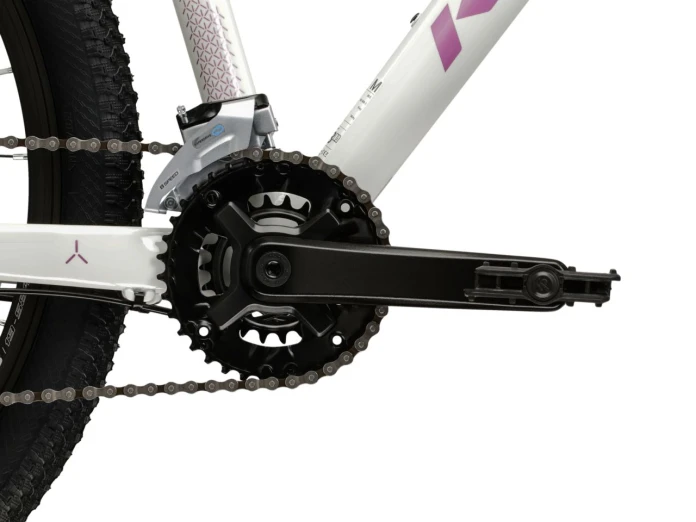Rower MTB 27.5" KROSS LEA 3.0 rama S 15" biały - różowy R26