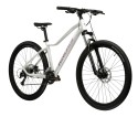 Rower MTB 27.5" KROSS LEA 3.0 rama M 17" biały - różowy R26