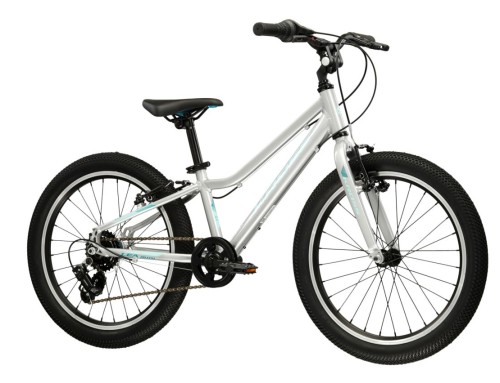 Rower dziecięcy 20" KROSS LEA MINI 1.0 srebrny - turkusowy R26