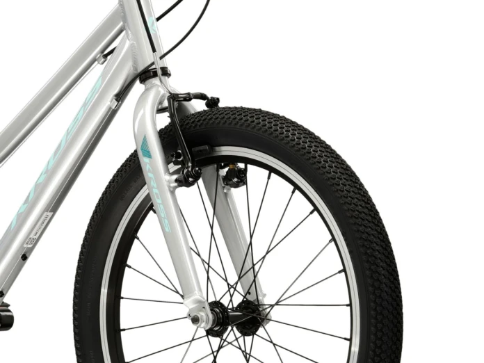 Rower dziecięcy 20" KROSS LEA MINI 1.0 srebrny - turkusowy R26