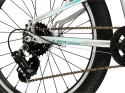 Rower dziecięcy 20" KROSS LEA MINI 1.0 srebrny - turkusowy R26
