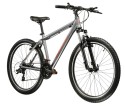 Rower MTB 26" KROSS HEXAGON 1.0 rama S 17" grafitowy - pomarańczowy R26
