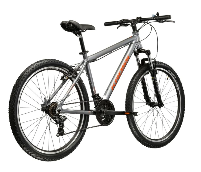 Rower MTB 26" KROSS HEXAGON 1.0 rama S 17" grafitowy - pomarańczowy R26