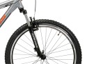 Rower MTB 26" KROSS HEXAGON 1.0 rama S 17" grafitowy - pomarańczowy R26