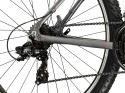 Rower MTB 26" KROSS HEXAGON 1.0 rama S 17" grafitowy - pomarańczowy R26