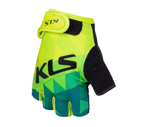 Rękawiczki Rowerowe KLS YOGI short rozmiar M LIME (limonkowy)