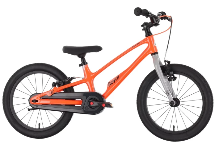 1_Rower dziecięcy 14" ROYAL by TABOU SPACE orange - grey (pomarańczowy - szary) R25.jpg