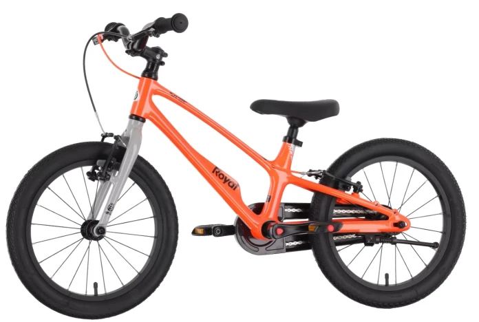 5_Rower dziecięcy 14" ROYAL by TABOU SPACE orange - grey (pomarańczowy - szary) R25.jpg