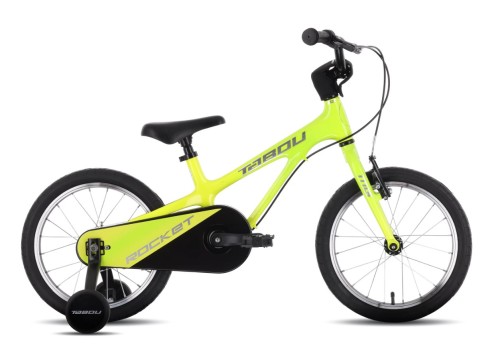 1_Rower dziecięcy 14" TABOU ROCKET MG limonkowy - zielony (lime - green) R27.jpg