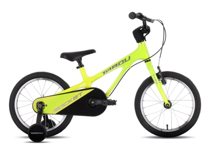 1_Rower dziecięcy 18" TABOU ROCKET MG limonkowy - zielony (lime - green) SUPER LEKKI R27.jpg
